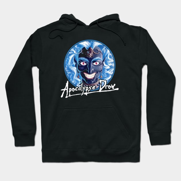 Apocalypse Drow (Black Print) Hoodie by Miskatonic Designs